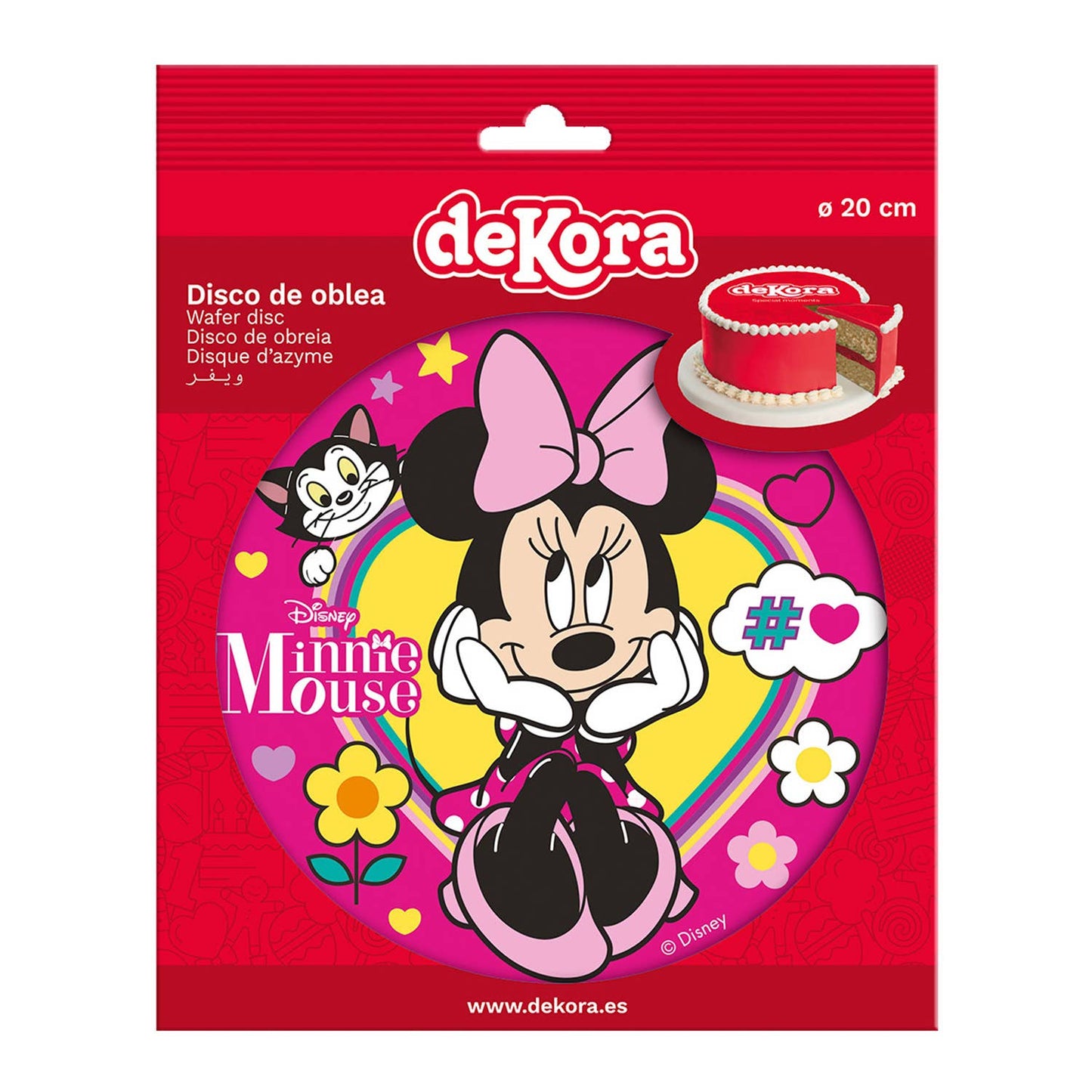 Disque Azyme - Minnie - 20CM