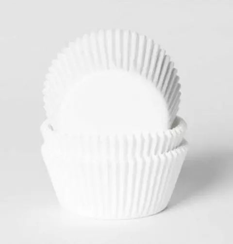 Caissettes à cupcakes - Blanche - PCS/60