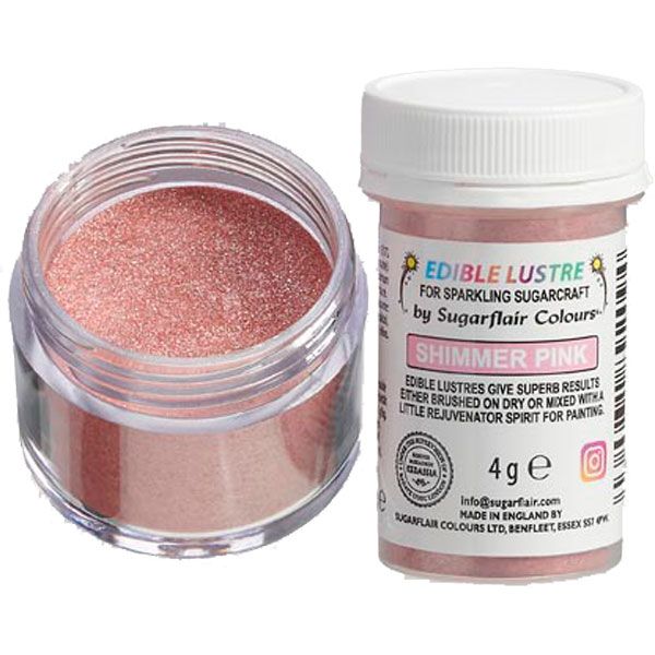 Sugarflair Colours - Lustrant - Shimmer Pink - 4g